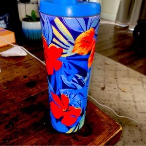 Dutch bros floral cup